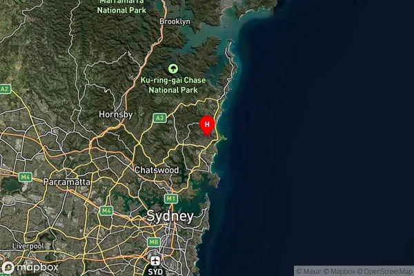 Cromer Heights,New South Wales Satellite Map