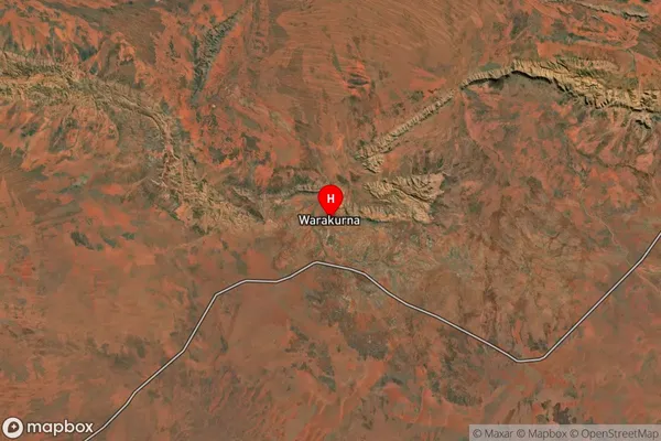 Warakurna,Western Australia Satellite Map