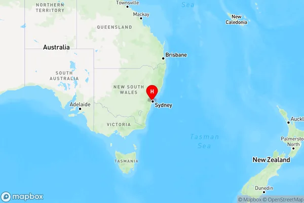 Strathfield,New South Wales Region Map