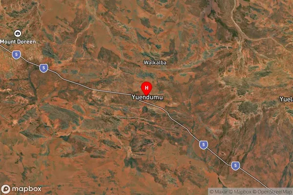 Yuendumu,Northern Territory Satellite Map