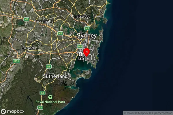 Banksmeadow,New South Wales Satellite Map