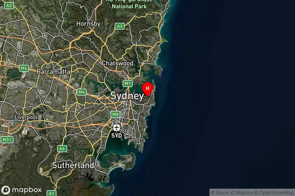 Rose Bay,New South Wales Satellite Map