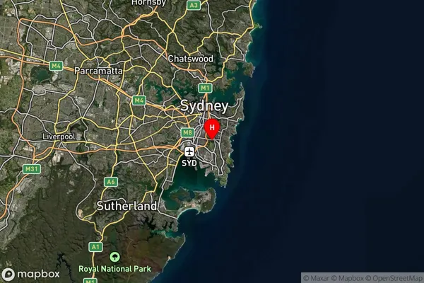 Daceyville,New South Wales Satellite Map