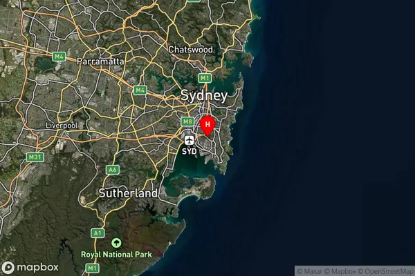 Pagewood,New South Wales Satellite Map