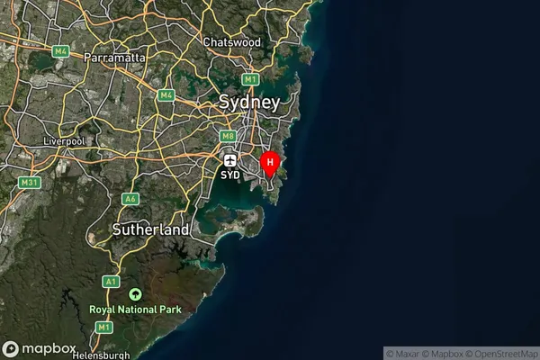 Chifley,New South Wales Satellite Map