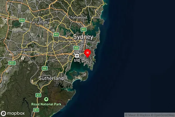 Hillsdale,New South Wales Satellite Map