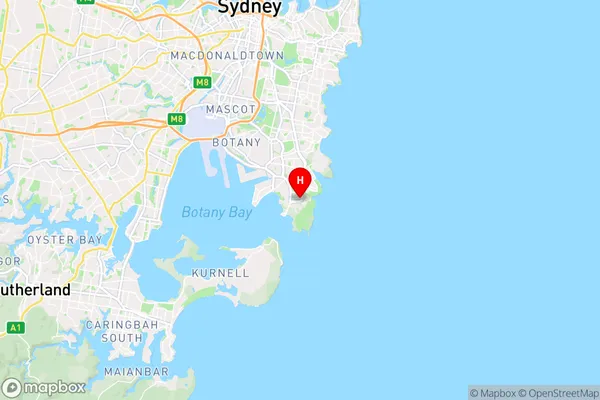 Little Bay,New South Wales Area Map