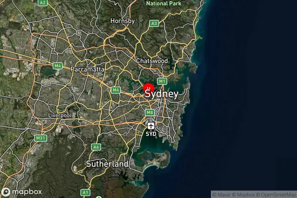 Annandale,New South Wales Satellite Map