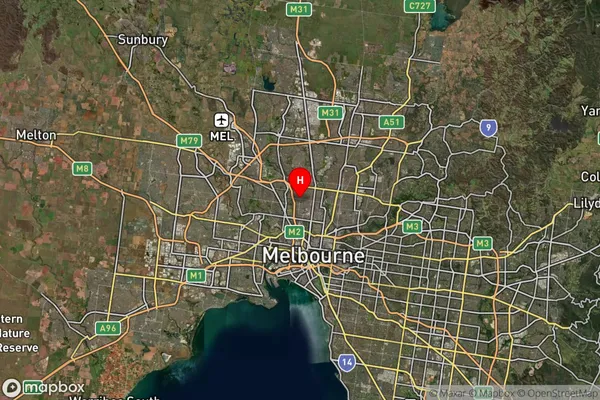 Moreland West,Victoria Satellite Map