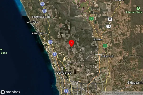 Pinjar,Western Australia Satellite Map