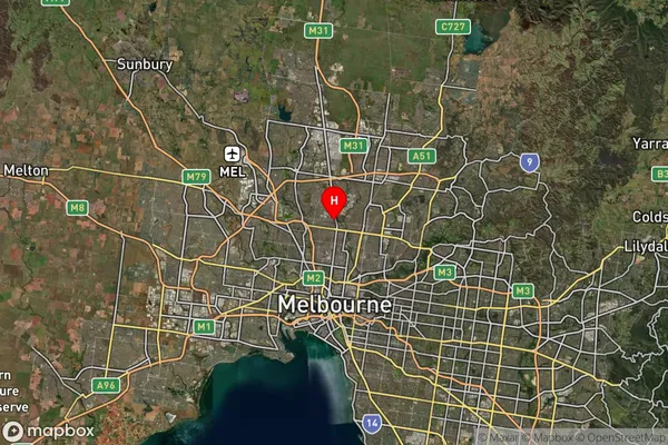 Batman,Victoria Satellite Map