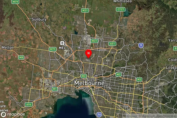 Coburg North,Victoria Satellite Map