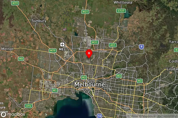 Merlynston,Victoria Satellite Map