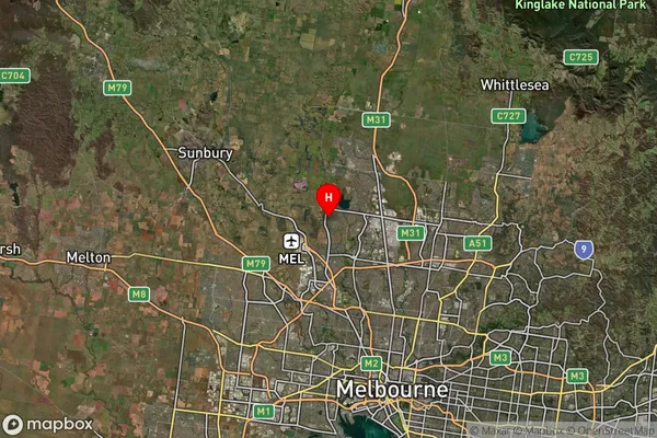 Greenvale,Victoria Satellite Map