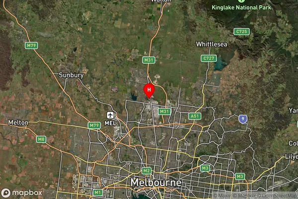 Somerton,Victoria Satellite Map