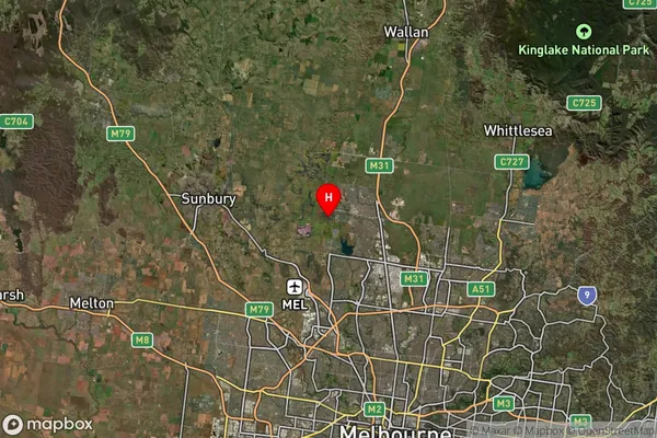 Yuroke,Victoria Satellite Map