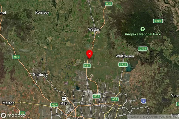 Kalkallo,Victoria Satellite Map