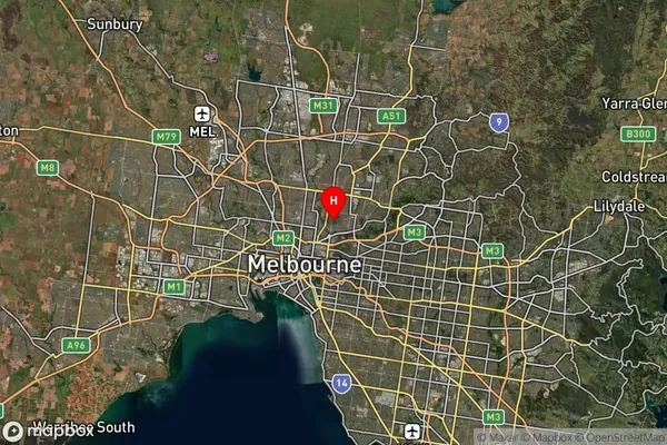 Northcote,Victoria Satellite Map