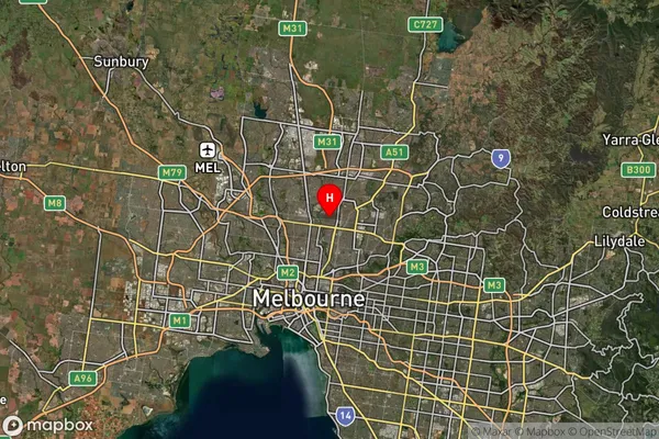 Gilberton,Victoria Satellite Map