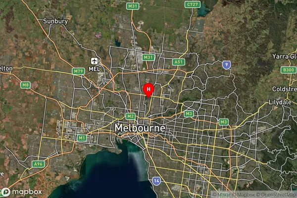 Preston Lower,Victoria Satellite Map