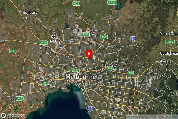 Preston South,Victoria Satellite Map