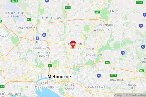 Preston South,Victoria Area Map