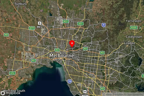 Alphington,Victoria Satellite Map