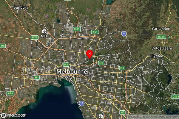 Ivanhoe,Victoria Satellite Map