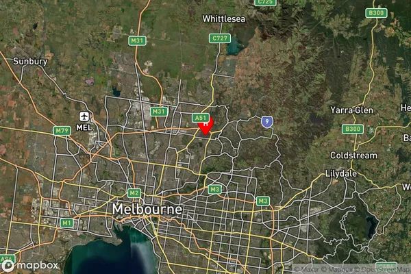 Watsonia North,Victoria Satellite Map