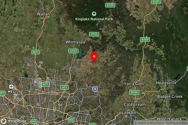 Arthurs Creek,Victoria Satellite Map