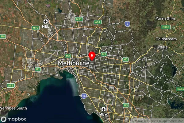 Cotham,Victoria Satellite Map