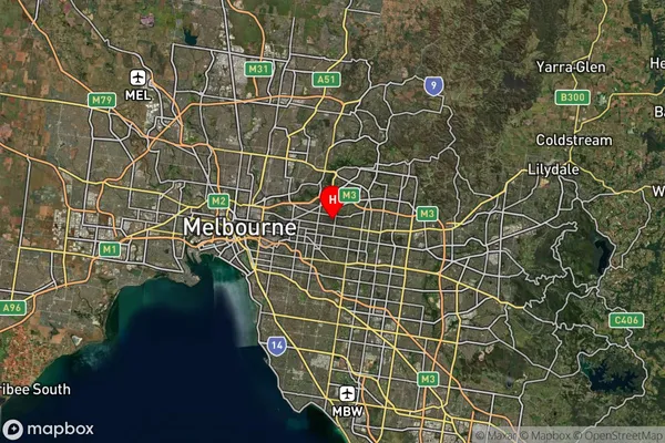 Balwyn East,Victoria Satellite Map