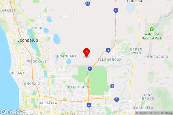 Lexia,Western Australia Area Map