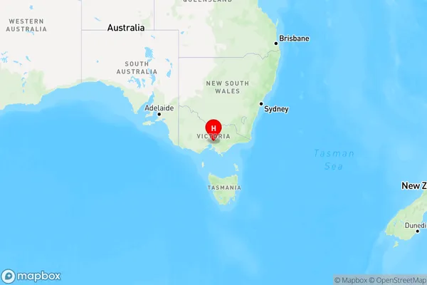 Chirnside Park,Victoria Region Map