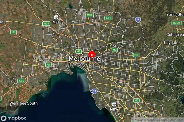 Richmond South,Victoria Satellite Map