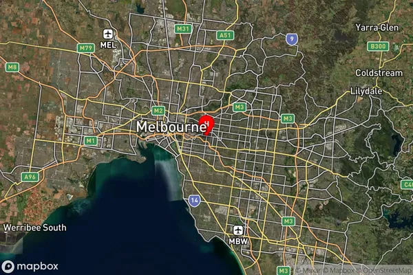 Glenferrie South,Victoria Satellite Map