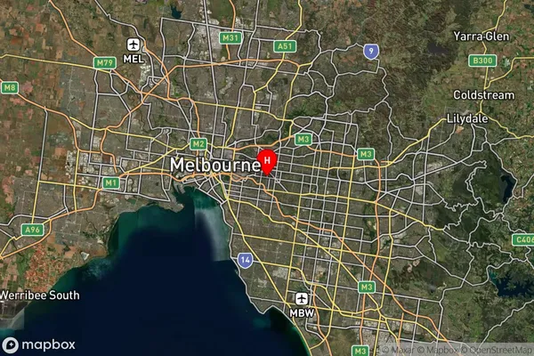 Auburn,Victoria Satellite Map