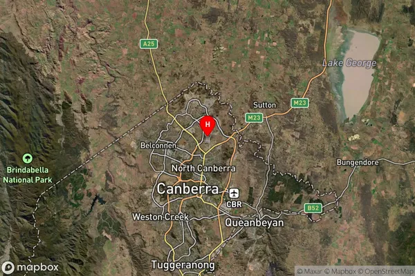 Mitchell,Australian Capital Territory Satellite Map