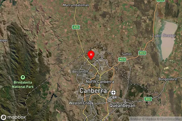 Nicholls,Australian Capital Territory Satellite Map