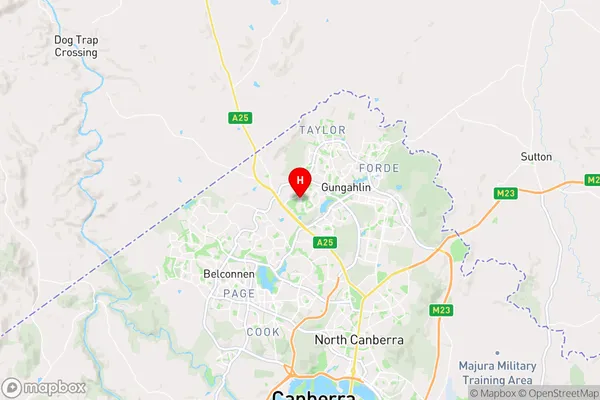 Nicholls,Australian Capital Territory Area Map