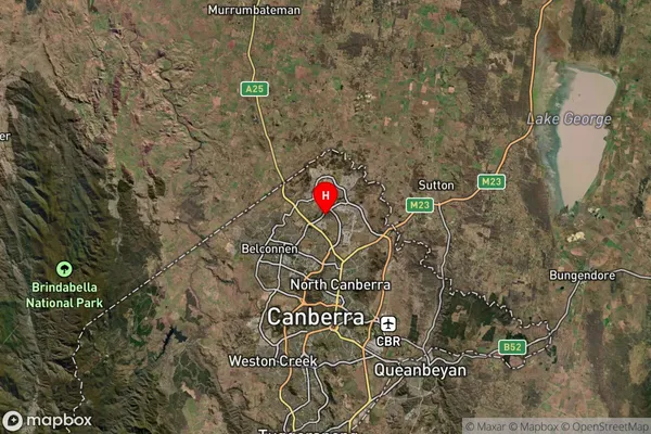 Palmerston,Australian Capital Territory Satellite Map