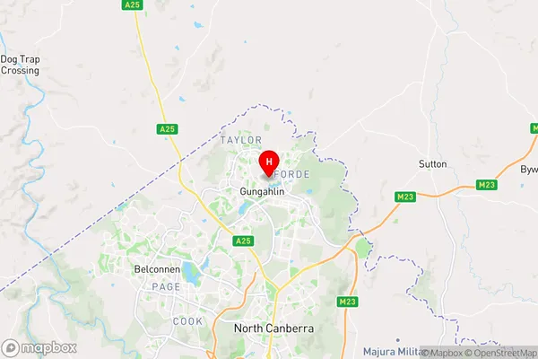 Amaroo,Australian Capital Territory Area Map