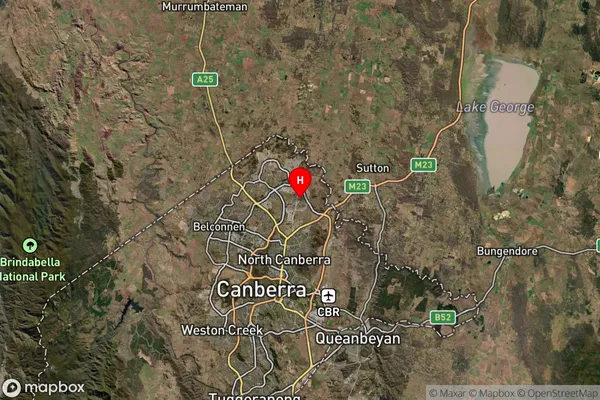 Harrison,Australian Capital Territory Satellite Map