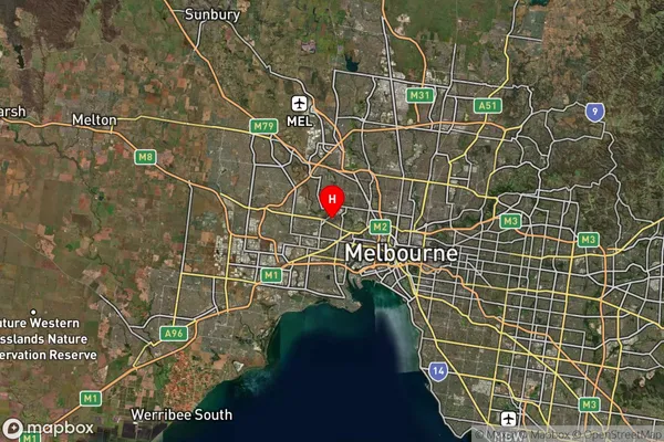 Maidstone,Victoria Satellite Map