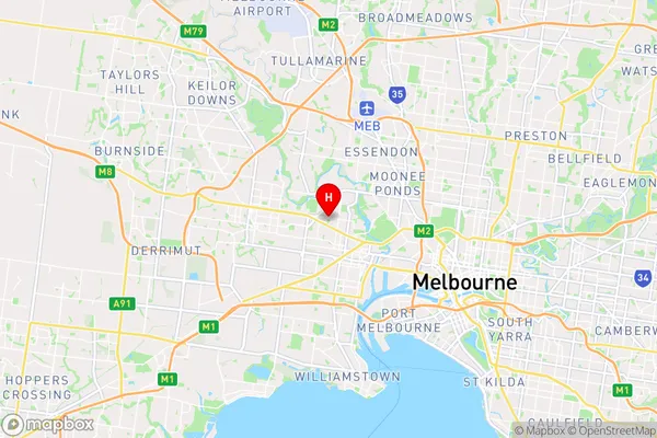 Maidstone,Victoria Area Map