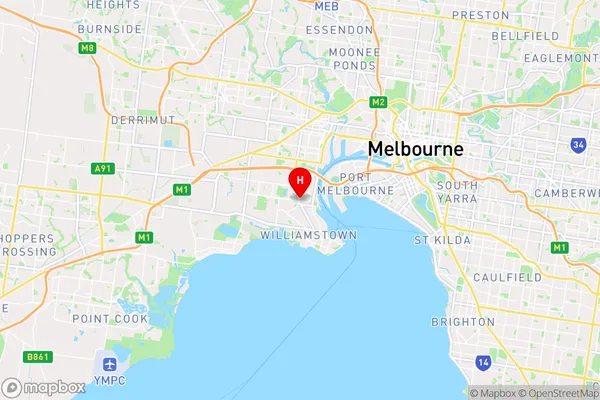 Newport,Victoria Area Map