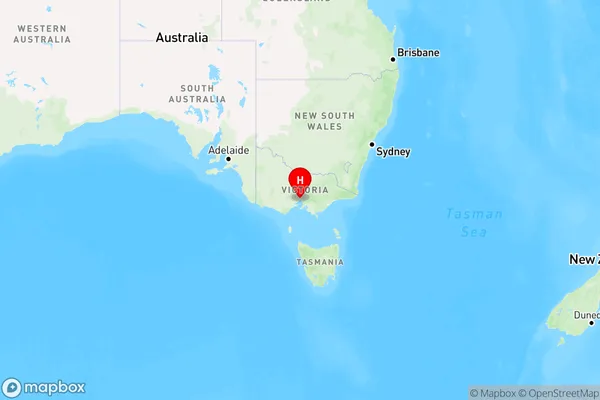 South Kingsville,Victoria Region Map