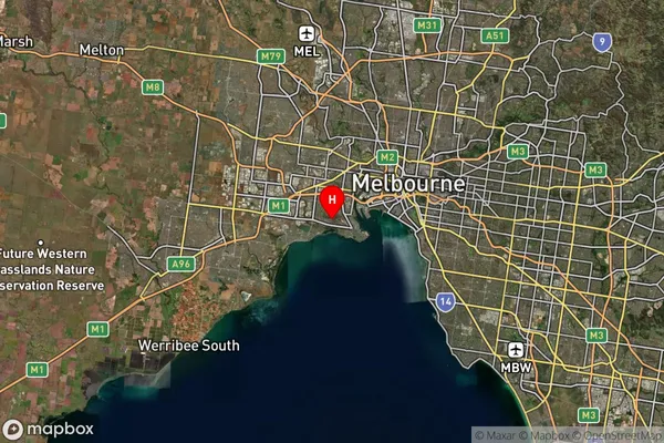 Williamstown North,Victoria Satellite Map