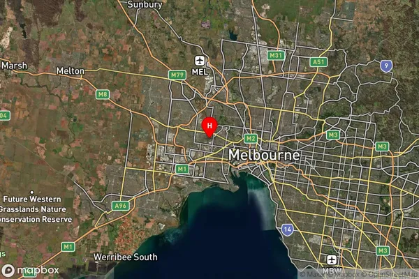 Braybrook,Victoria Satellite Map