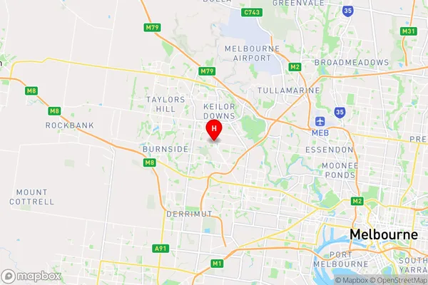 St Albans,Victoria Area Map